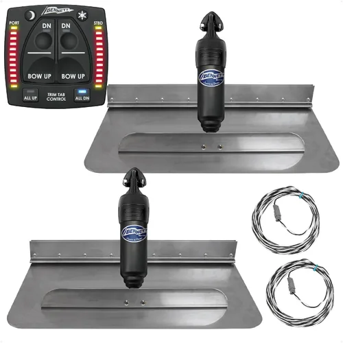 Miniatura 12 de Sistema de aletas de compensación eléctrico Bolt 12" x 9", kit completo BOLT129, 12V DC - FO4322