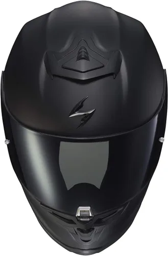 Miniatura 6 de ScorpionEXO R1 Air Casco de Motocicleta de Cara Completa con Escudo Pinlock y Bolsillos para Altavoces Listos para Bluetooth DOT ECE Sólido
