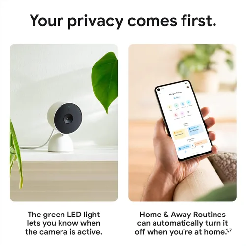 Miniatura 8 de Google Nest - Cámara de seguridad (cableada) - 2ª generación - Niebla, 1080p, solo movimiento