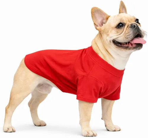 Miniatura 84 de Lovelonglong 2019 - Ropa para mascotas, Disfraces para Perro, Ropa Camisetas en blanco para Perros Grande Medianos Pequeños 100% Algodón 18