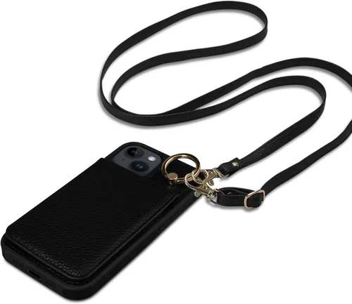 Miniatura 32 de Funda para iPhone 14 Pro Max de 6.7'', Funda Cartera Cruzada Desmontable con Ranuras para Tarjetas con Bloqueo RFID, Soporte de Anillo de 360°