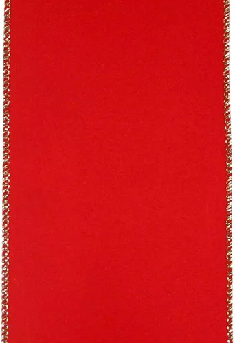 Miniatura 3 de Cinta de Terciopelo Rojo Lazo de Ramo de Flores Navideñas para Envolver Regalos Cintas Florales para Manualidades de 1.5 Pulgadas para Decorar