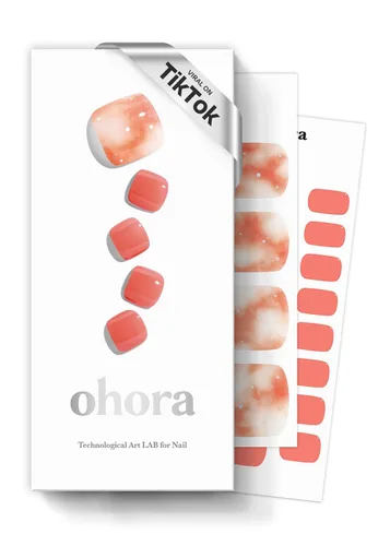 Miniatura 16 de ohora Tiras de uñas de gel semicuradas (N Snatched), azul, estampadas, funcionan con cualquier lámpara UV/LED, calidad de salón, larga duración, N