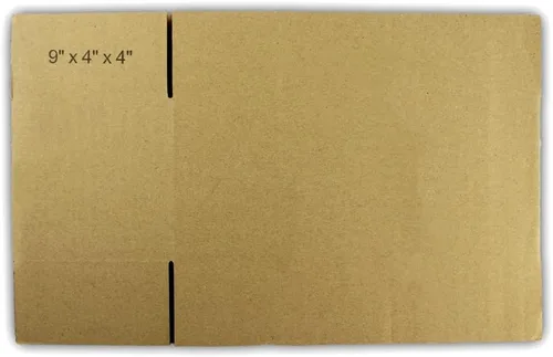 Miniatura 5 de EcoSwift 50 cajas de embalaje de la cartulina acanalada 9x4x4 que envían por correo los cartones móviles de la caja de envío