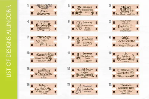 Miniatura 2 de Regalos de despedida de soltera - Regalos de despedida de soltera para damas de honor - Decoración de despedida de soltera - Mini maceta