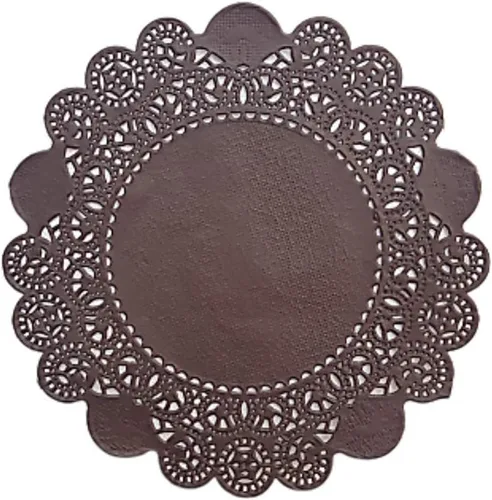 Miniatura 58 de 250 piezas de papel redondo de encaje de 3.5 pulgadas de alta calidad, sin polvo, corte limpio, diseño simple: fiesta/regalo/para tartas/decoración