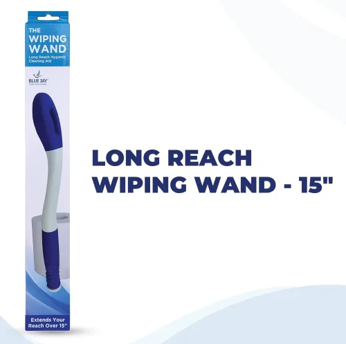 Miniatura 2 de Blue Jay An Elite Healthcare Brand La varita de limpieza es fácil de usar para personas mayores/discapacitadas. Ayuda de limpieza higiénica de largo