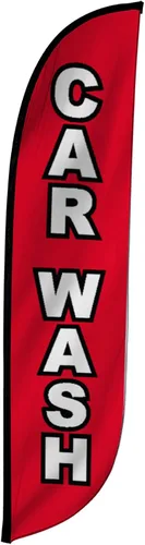 Miniatura 33 de LookOurWay Bandera de plumas, bandera publicitaria de 12 pies de alto para promoción de negocios y eventos, solo bandera, detalles automáticos