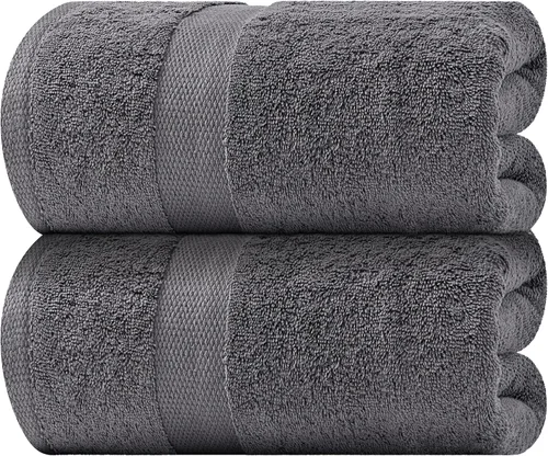 Miniatura 36 de Toallas de mano blancas clásicas para baño [paquete de 12] Toallas de mano de algodón a granel para gimnasio, cocina y spa, 16x27 pulgadas, toallas