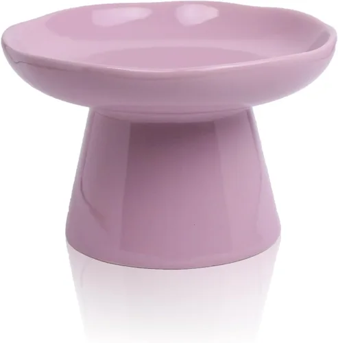Miniatura 11 de Cuencos elevados para gatos de 6.1 pulgadas de ancho y 1.57 pulgadas de profundidad, cuencos de agua de cerámica para gatos de cara plana, comedero