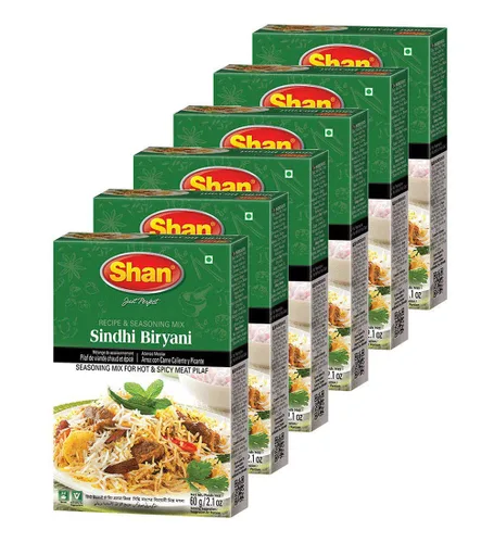 Miniatura 190 de Shan Korma Recipe and Seasoning Mix 1.76 oz (50g) - Spice Powder for Traditional Meat in Yogurt Sauce - Suitable for Vegetarians - Airtight Bag in a