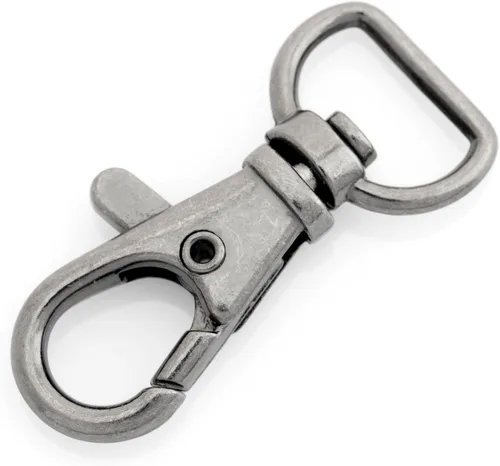 Miniatura 9 de CRAFTMEMORE Broches giratorios de langosta clásicos con cierre de gatillo CS10, clip para patio de tierra para bolsa de 1/2 pulgada, paquete de 10