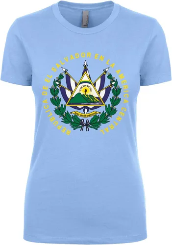 Miniatura 9 de Cybertela Camiseta para mujer con escudo de armas de El Salvador