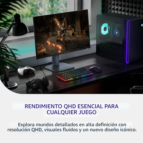 Miniatura 2 de Alienware 27 Monitor para juegos - AW2725DM - Pantalla QHD de 27 pulgadas 180Hz 1ms, IPS, NVIDIA G-SYNC, AMD Freesync, VESA AdaptiveSync.