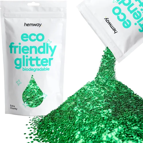 Miniatura 31 de Purpurina biodegradable, holográfica plateada, 3.5 onzas, respetuosa con el medio ambiente, extra gruesa, bioecológica, vegana para festivales