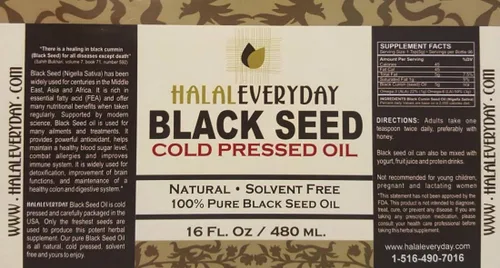 Miniatura 2 de Aceite de semilla negra pura – 32 onzas – Botellas de 2 – 16 onzas de semillas negras 100% puras y prensadas en frío – Sin OMG y vegano – Nigella