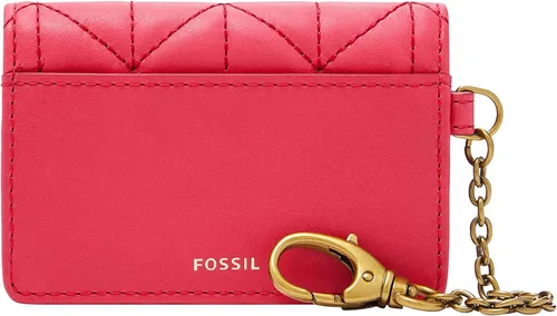 Miniatura 2 de Fossil Valerie - Cartera de cuero con clip para llavero para mujer