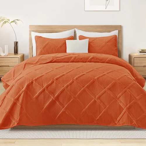 Miniatura 10 de Exclusivo Mezcla - Juego de edredón de microfibra tamaño King, juego de ropa de cama gris claro con 2 fundas de almohada, colcha moderna para cama