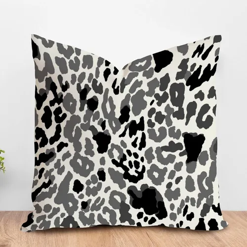 Miniatura 25 de ArogGeld Funda de almohada para sofá, guepardo y leopardo, estampado de leopardo, funda de cojín decorativa de granja para sala de estar