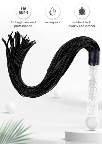 Miniatura 6 de BDSM Flogger Juguete sexual para adultos, consolador de vidrio, juguete anal, consolador, masturbación, azotar, cosplay, sadomasoquismo látigo