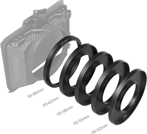Miniatura 3 de SmallRig Kit de anillo adaptador de lente para caja mate 3196, con rosca de filtro para filtro CPL ND, adaptador de caja mate de 2.047 in / 2.165 in