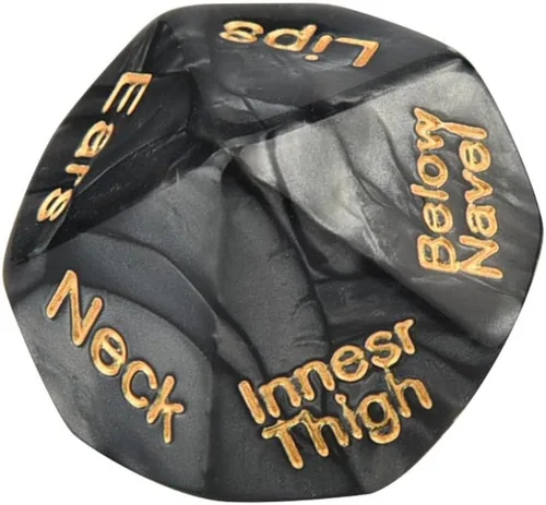 Miniatura 3 de Juego de dados sexuales, 4 piezas de dados sexuales negros para parejas, juego de dados para adultos, juegos de dados sexuales para adultos