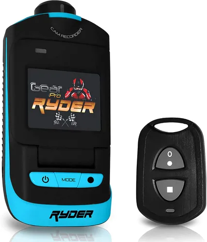 Sound Around Ryder Sports HD Action Camera-1080P Mini videocámara 16MP Anti Shaking Cam Pantalla de 1.5 "Tarjeta USB SD Batería HDMI Funda Azul