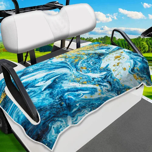 Miniatura 11 de Fundas para Asientos de Carrito de Golf, Manta Única de Toalla para Asiento de Carrito de Golf para Todos los EZGO, Yamaha, Club Cars, Icon y Más