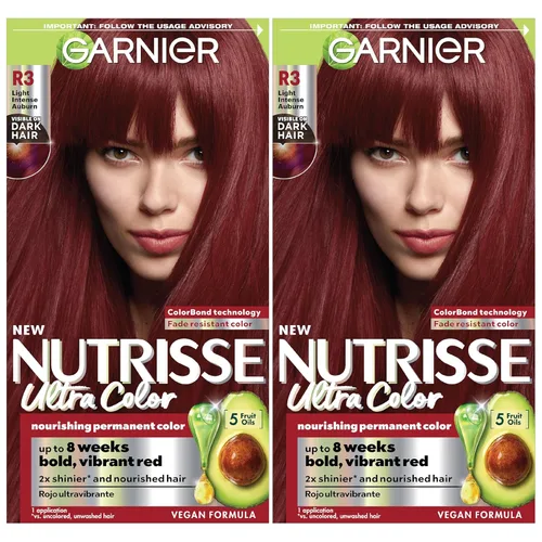 Miniatura 14 de Garnier Nutrisse Ultra Color - Crema nutritiva para el cabello, RC1, color cobre medio intenso (Terracotta Chili), tinte permanente para el cabello