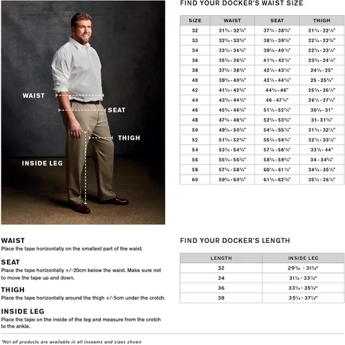 Miniatura 4 de Dockers Men's Straight Fit Workday Khaki Smart 360 Flex Pants (Regular and Big & Tall)