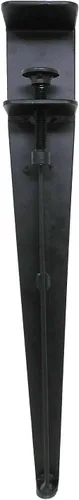 Miniatura 3 de Shepherd Hardware 8130E - Patas de abrazadera de mesa ajustables de 16 pulgadas, color negro
