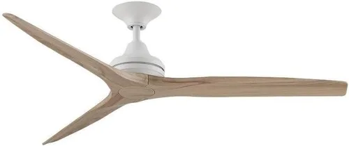 Miniatura 10 de Fanimation Spitfire - Ventilador de techo para interiores y exteriores de 60 pulgadas, níquel cepillado con cuchillas naturales