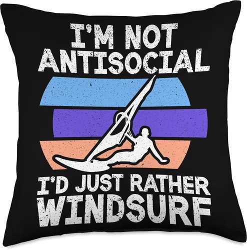 Miniatura 4 de Windsurfing Surfing Board Water Sports Throw Pillow