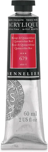 Miniatura 44 de Sennelier Acrílico para artistas extrafinos, 2.0 fl oz, luz verde cromo S3