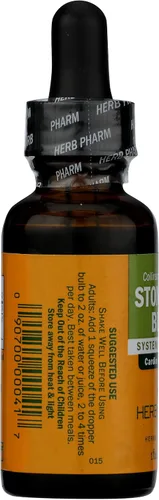 Miniatura 4 de Herb Pharm Certificado orgánico Stoneroot Blend extracto líquido para apoyo cardiovascular y circulatorio, 1 onza