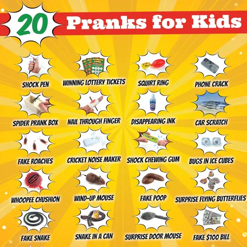 Miniatura 2 de BLOONSY Kit de broma 20 chistes y bromas prácticas definitivas para niños Caja de juguetes de broma para regalos