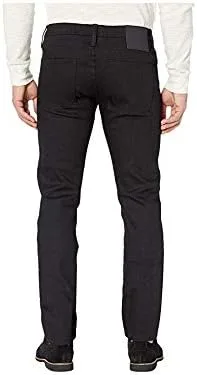 Miniatura 3 de Sin marca The Brand Skinny en 11 oz sólido negro elástico Selvedge