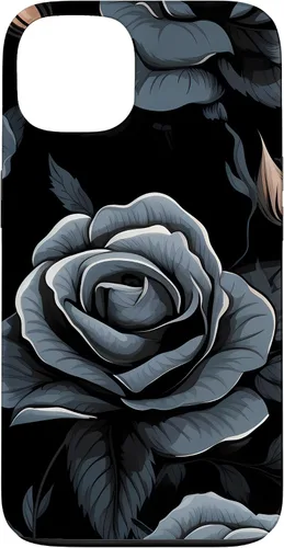 Miniatura 7 de Black Rose Floral Flower Case for iPhone 16