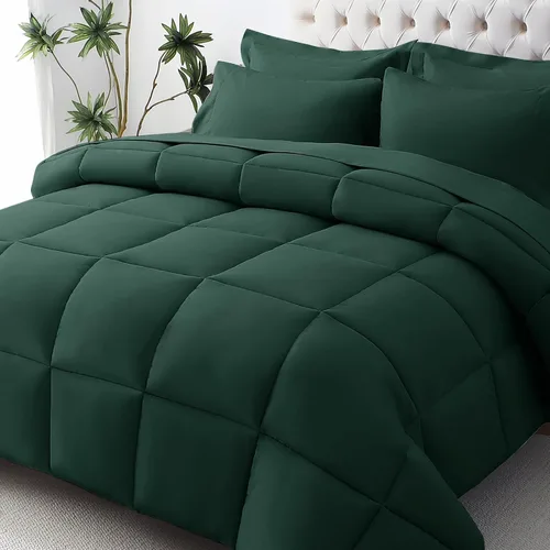 Miniatura 9 de JOLLYVOGUE Juego de edredón individual XL, cama ultrasuave en una bolsa, tamaño individual XL, 5 piezas, juego de ropa de cama certificado Oeko-TEX