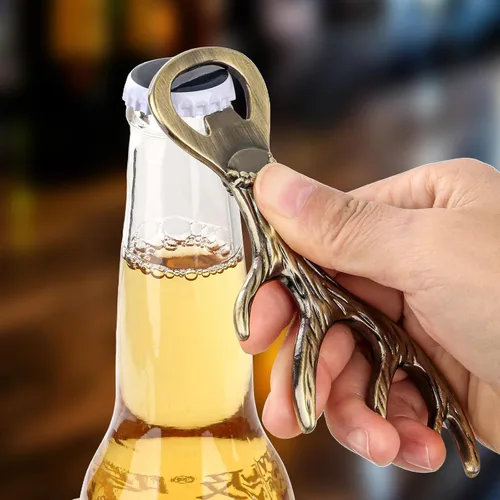 Miniatura 3 de Abrebotellas de astas de ciervo, regalos de ciervo para cazadores, regalos de Navidad y para el Día del Padre, regalos únicos de ciervo para hombres