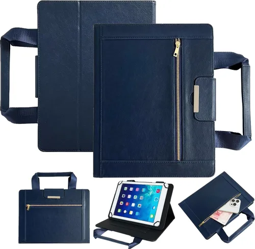 Miniatura 22 de Dteck Funda universal para tablet de 7.9 a 8.4 pulgadas, funda plegable de piel con tapa para Onn de 8 pulgadas, Samsung Galaxy Tab 8.0 pulgadas 8.4