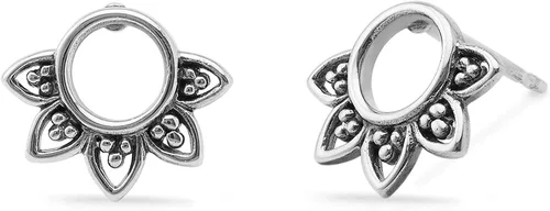 Miniatura 2 de Boma Joyas Pendientes de plata esterlina con círculo de filigrana balinesa, Metal, No es una piedra preciosa
