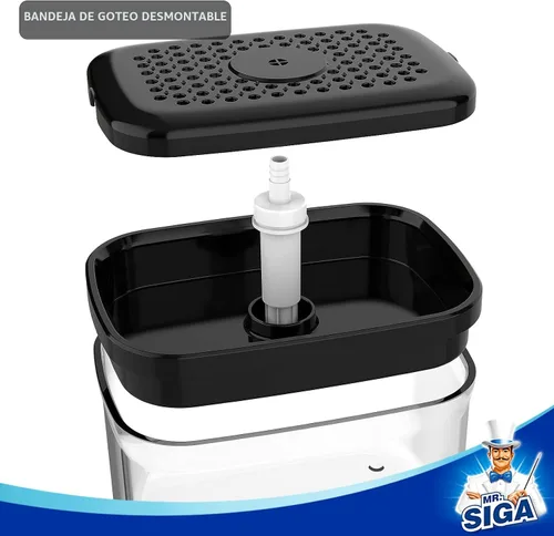 Miniatura 6 de MR.SIGA Dispensador de Jabón para Platos de Cocina, Portacepillas Premium 2 en 1, Dispensador de Bomba de Jabón para Lavado de Platos para Encimera