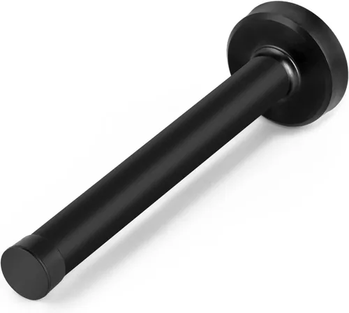 Miniatura 13 de Topes de puerta, tope de puerta de 6 pulgadas de largo, montaje en pared, resistente y rígido, de acero inoxidable cepillado con puntas de plateado