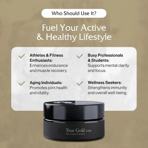 Miniatura 5 de Pürblack Resina viva Shilajit True Gold & Silver - Genuino, de alta eficiencia, 4ª generación Shilajit (tarro de 0.35 oz con escala de puera)
