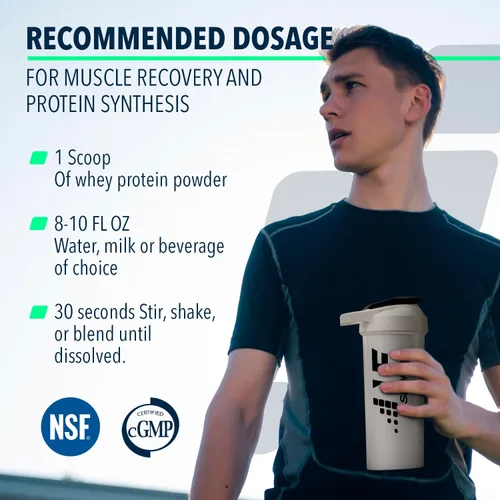 Miniatura 6 de NF Sports NutriWhey - Proteína de suero en polvo que mejora la recuperación después del entrenamiento y la reparación muscular - Sabor vainilla - 23