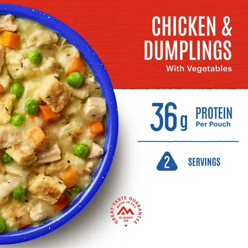 Miniatura 4 de Mountain House Pollo y albóndigas liofilizados para mochileros y campamentos Paquete de 6