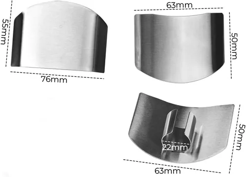 Miniatura 5 de Protector de dedos de acero inoxidable, protector de dedos de acero inoxidable 2024, herramienta de corte premium, protector de dedos para cortar