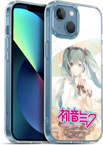 Miniatura 221 de Head Case Designs Licencia Oficial Hatsune Miku Gráficos Lindos Carcasa de Gel [Protección de Grado Militar] Compatible con Apple iPhone 7