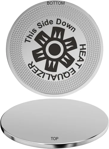 Miniatura 11 de Placa Difusora de Calor de 9.25 Pulgadas con Acabado Cerámico Negro – Aleación de Aluminio y Cobre para Estufas de Gas y Eléctricas - Cubierta